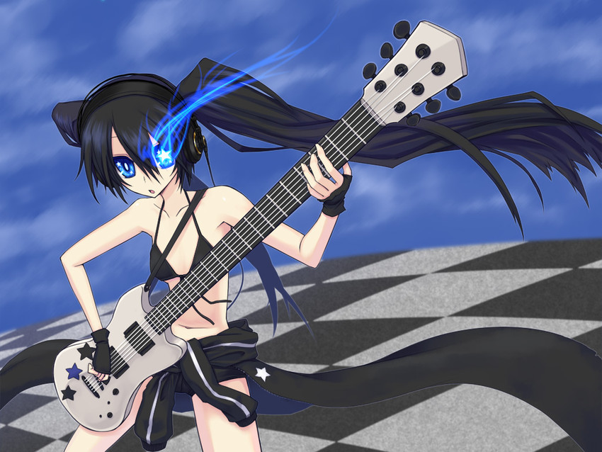 black rock shooter (black rock shooter) drawn by kurakumo_nue