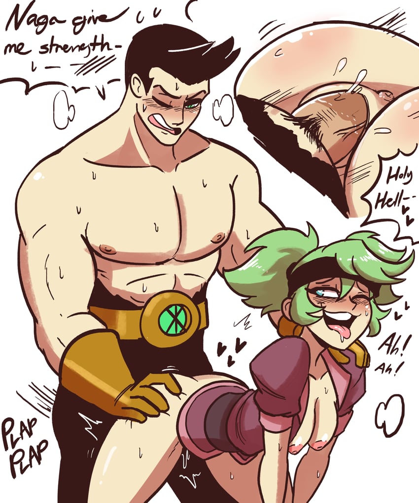 naga rider and kampan (indivisible and 1 more) drawn by scruffyturtles