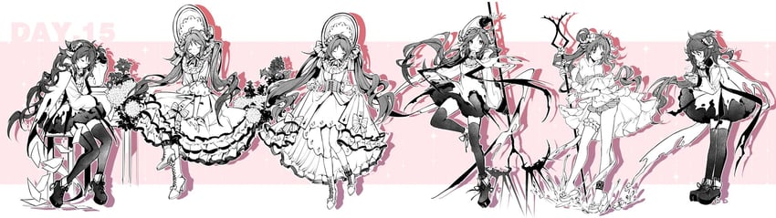 eyjafjalla (arknights and 1 more) drawn by fy_fei_xiao_ya