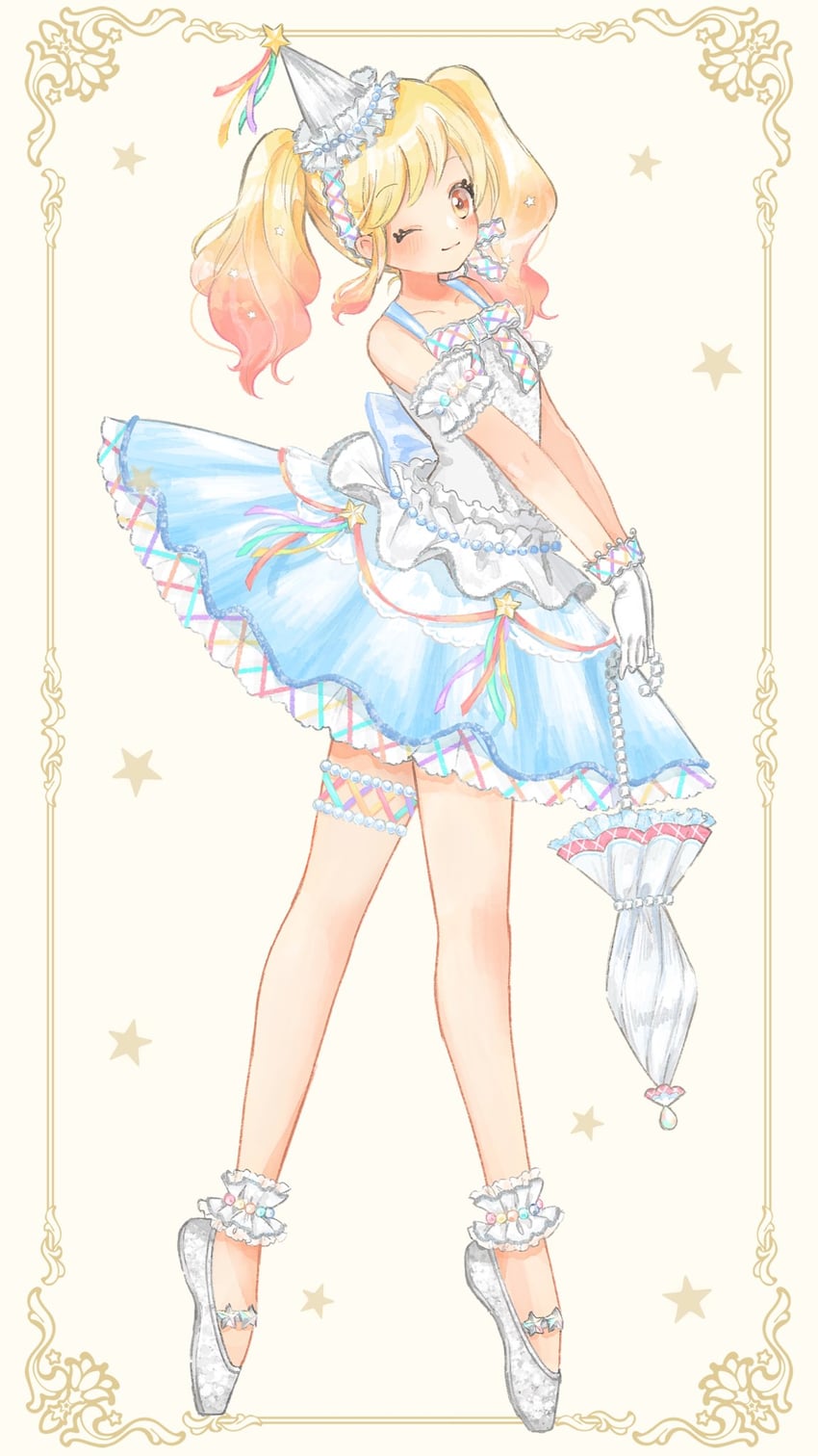 nijino yume (aikatsu! and 1 more) drawn by koedo