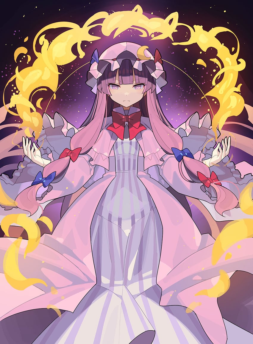 patchouli knowledge (touhou and 1 more) drawn by falken_(yutozin)