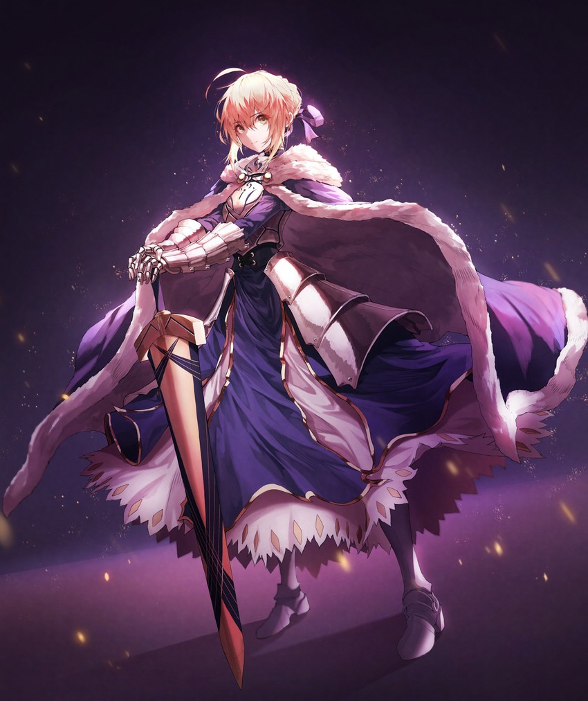 artoria pendragon and saber (fate and 1 more) drawn by pro-p