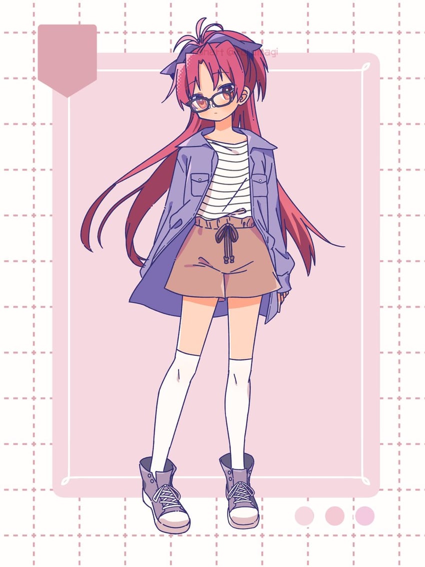 sakura kyoko (mahou shoujo madoka magica) drawn by ruru_(rurumagi)