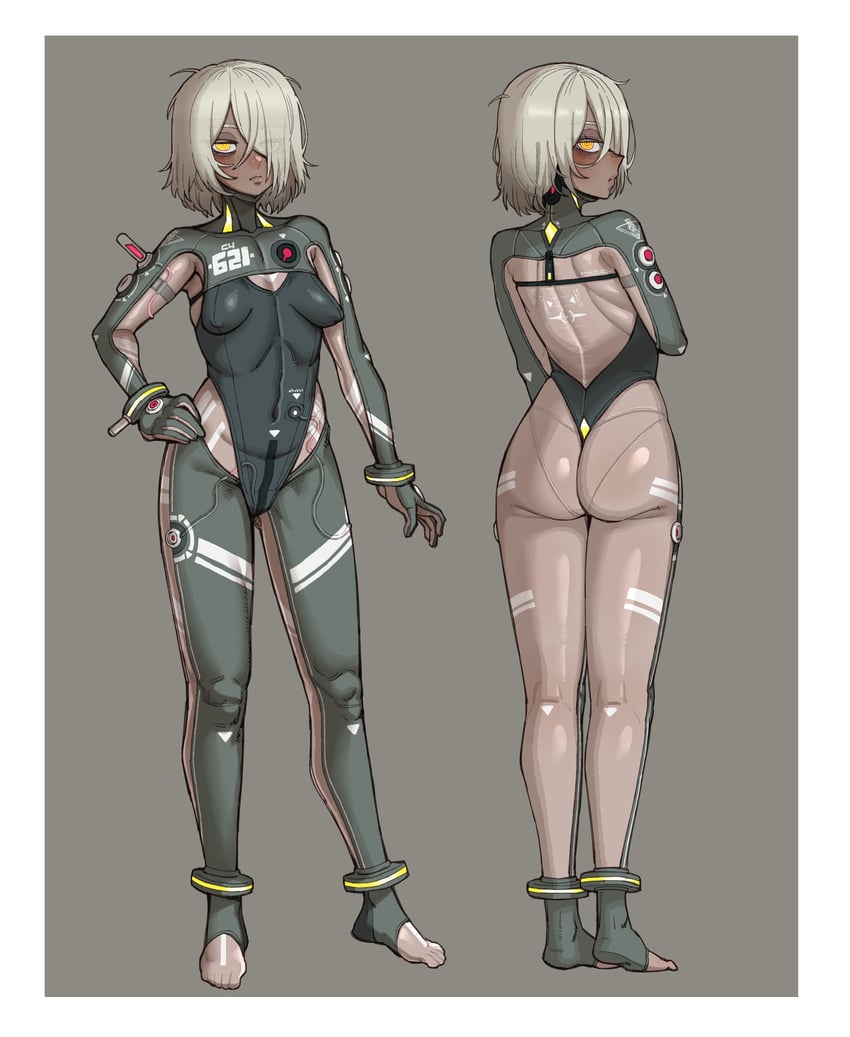 solaria and 621 (armored core and 1 more) drawn by ebonyxh