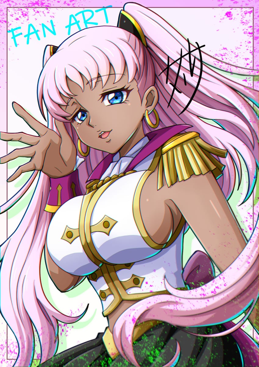 catherine sabathra (code geass and 1 more) drawn by skarameru