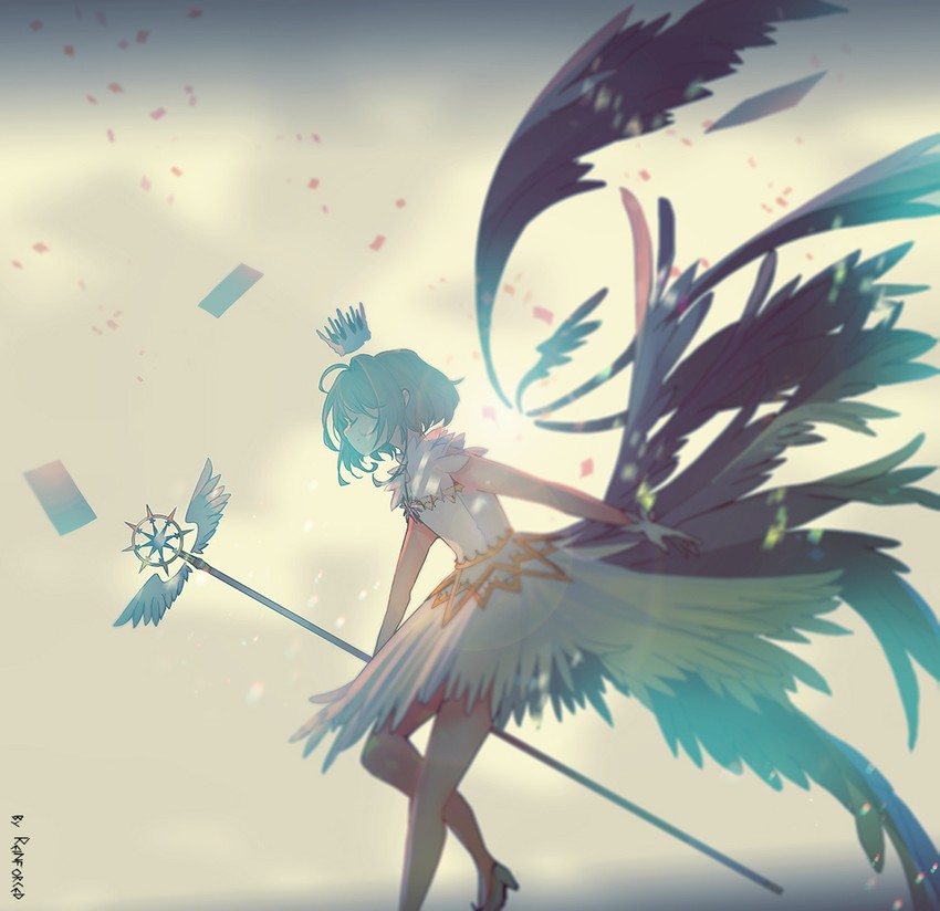 kinomoto sakura (cardcaptor sakura and 1 more) drawn by reinforced