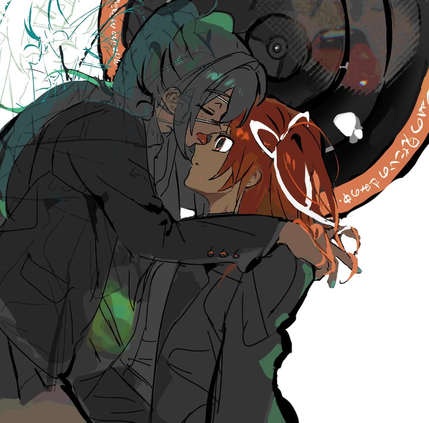 hatsune miku and adachi rei (vocaloid and 3 more) drawn by natwjeq
