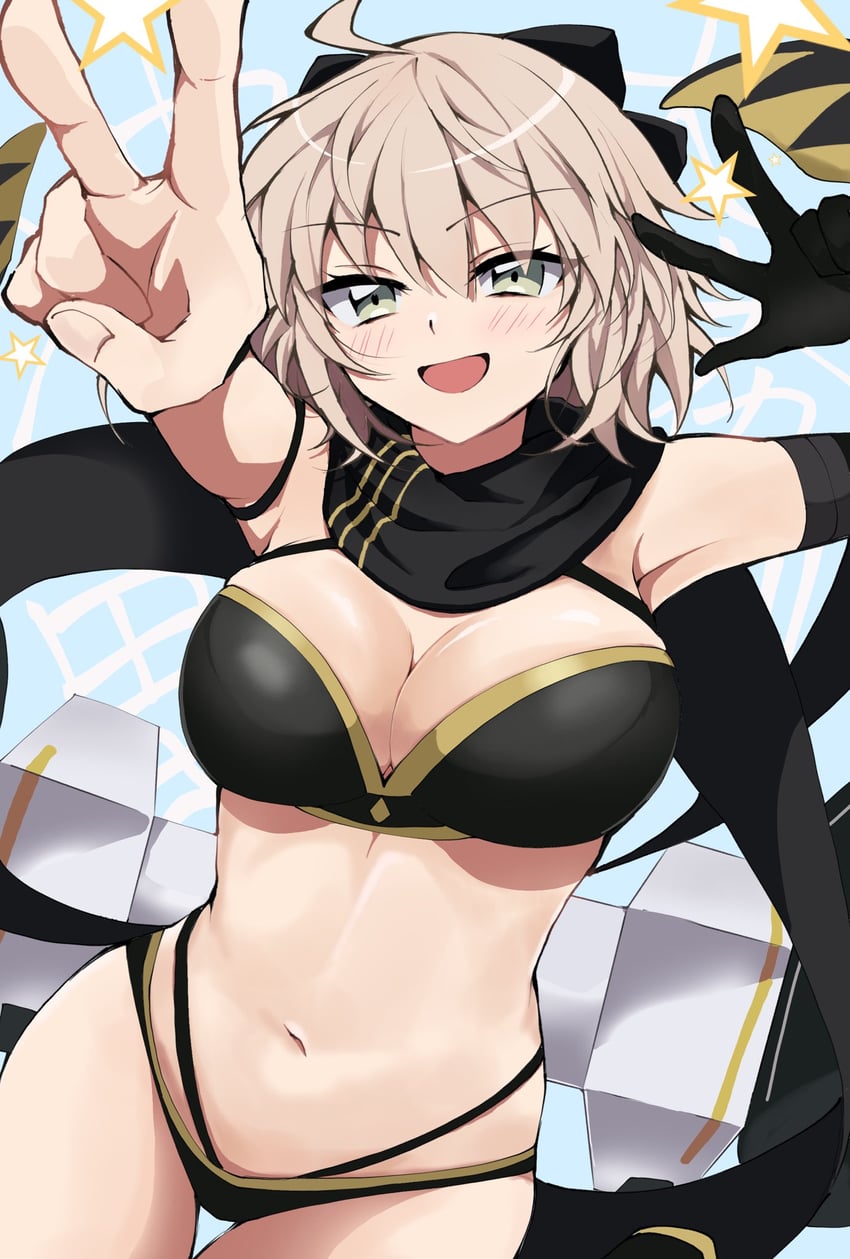 okita souji and okita j. souji (fate and 2 more) drawn by toyosu