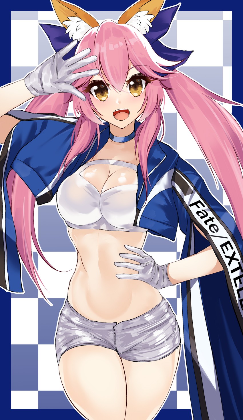 tamamo and tamamo no mae (fate and 2 more) drawn by volyz
