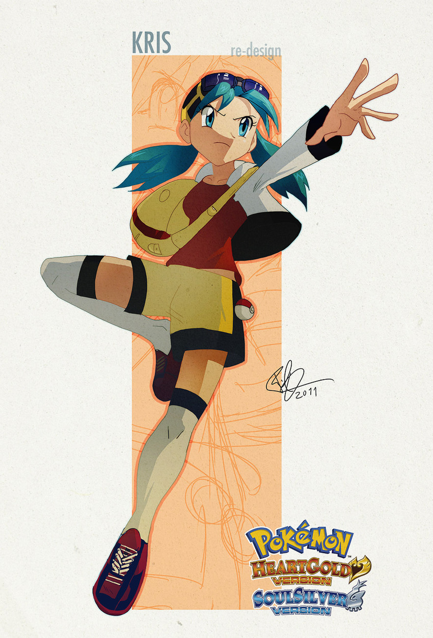 kris (pokemon and 1 more) drawn by phil_dragash
