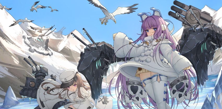 tashkent and pamiat merkuria (azur lane) drawn by xiaoxiao_nanjue_buyaokeng