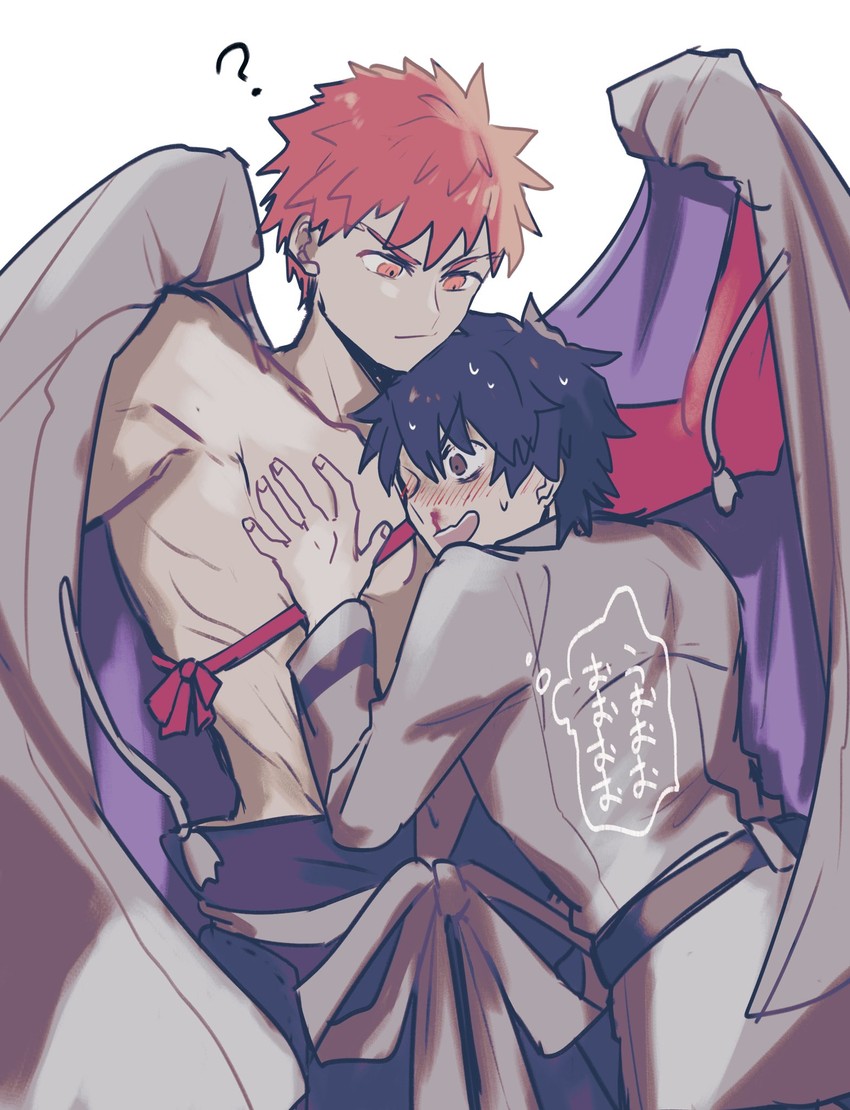 fujimaru ritsuka, emiya shirou, and senji muramasa (fate and 1 more) drawn by kimidorix32