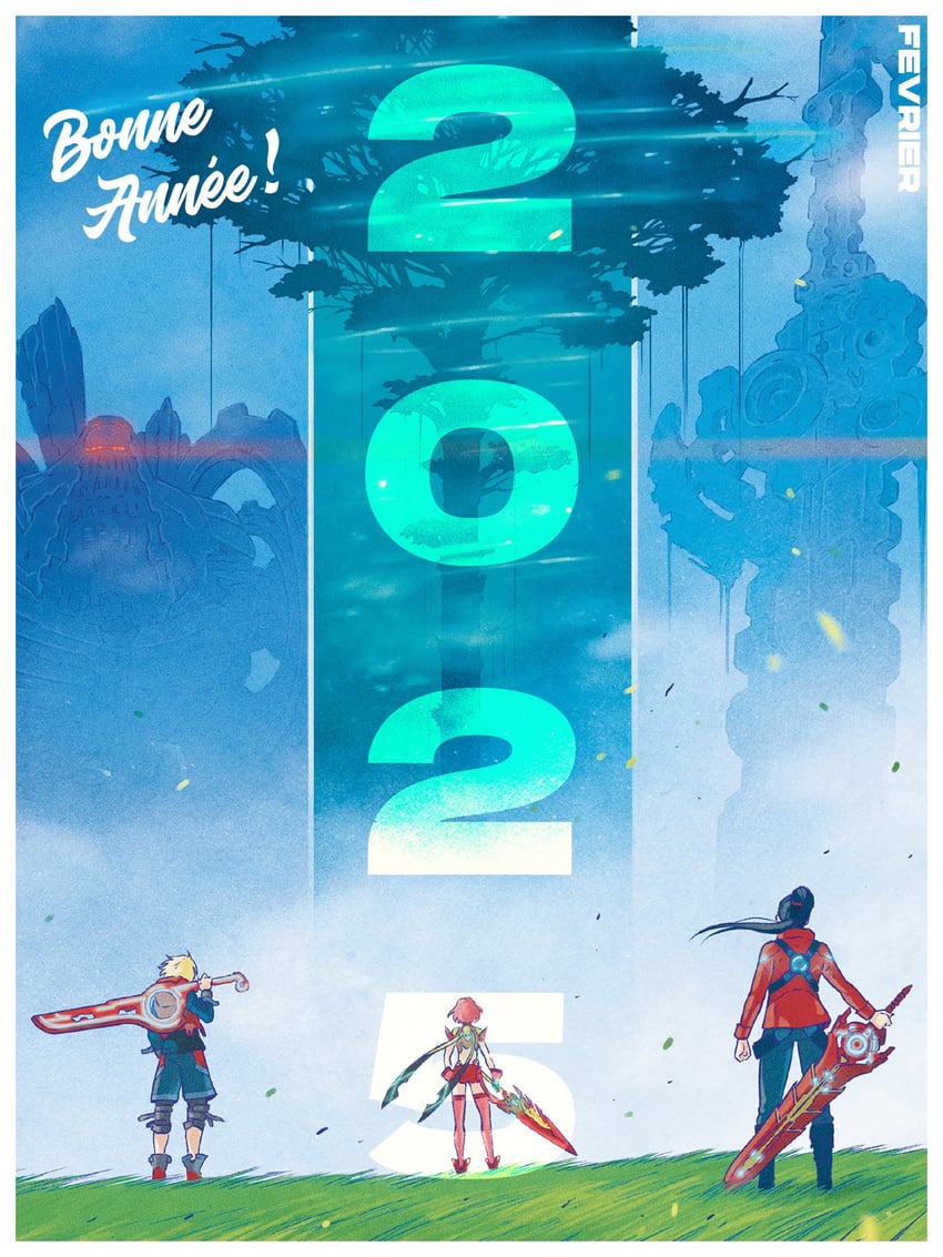 pyra, shulk, noah, and mechonis (xenoblade chronicles and 3 more)