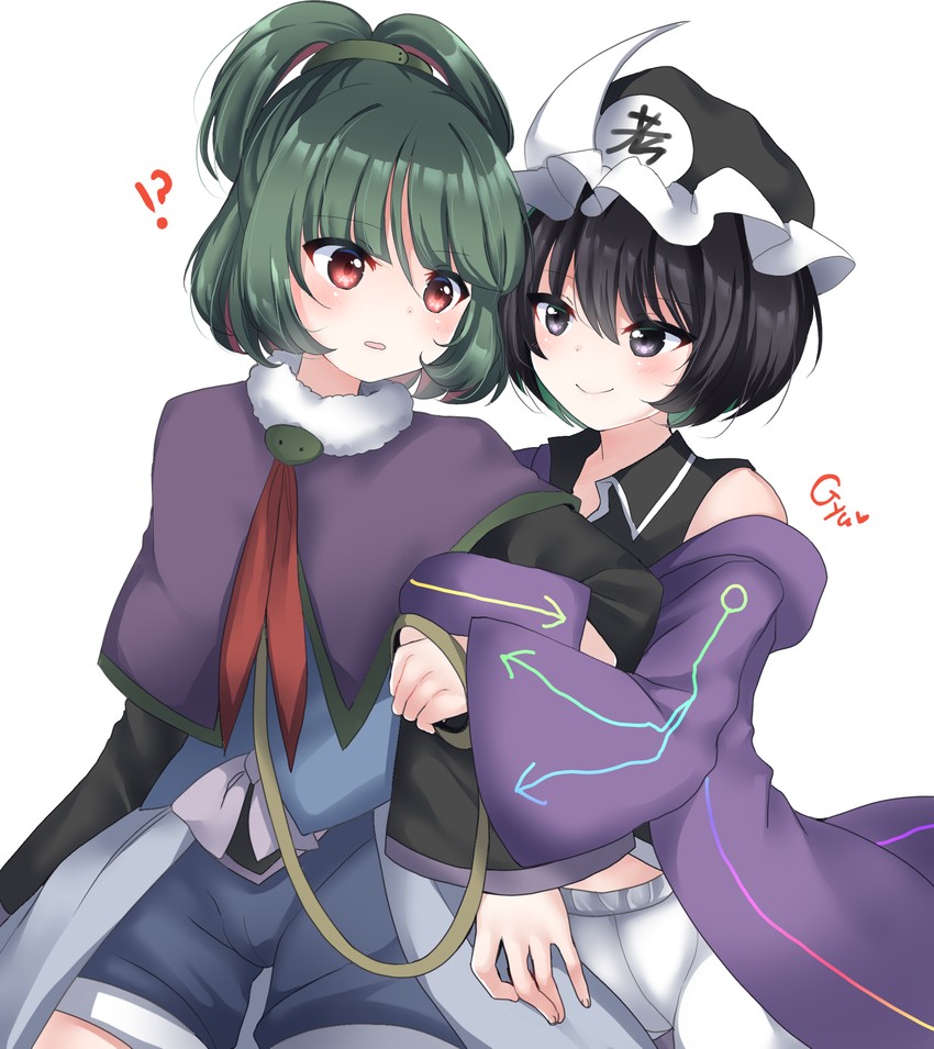 shitodo kuroji and adagumo no saragimaru (len'en) drawn by ougi_hina