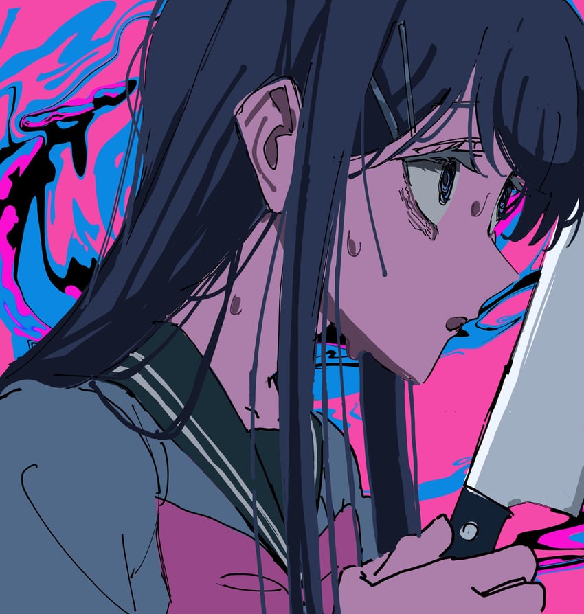 maizono sayaka (danganronpa and 1 more) drawn by aaa-yuyu
