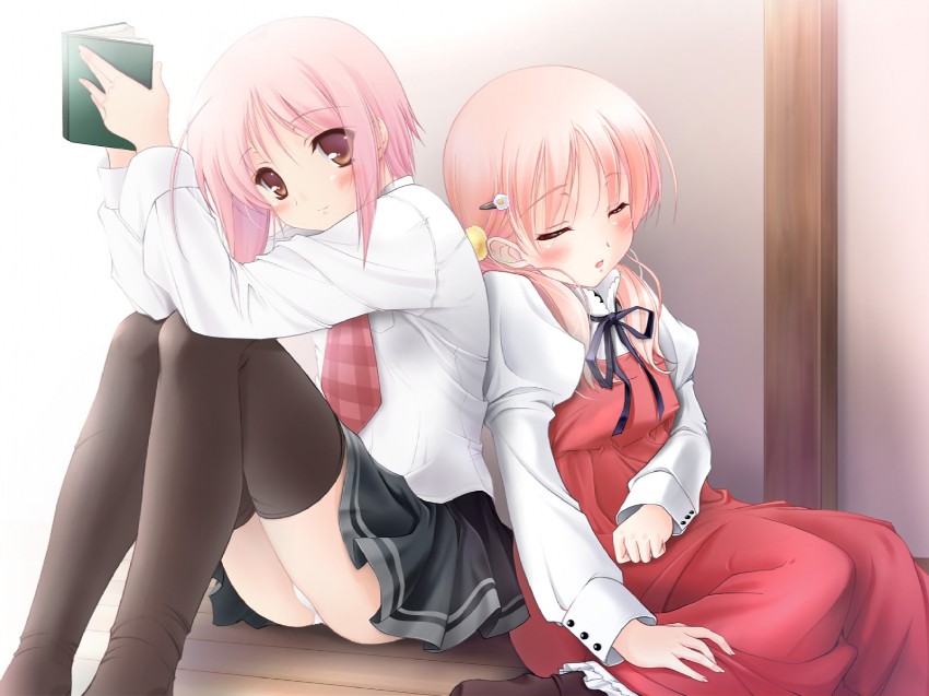 kiriyama sakura and akino momiji (sakura musubi) drawn by komori_kei