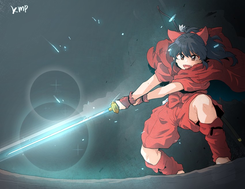 moroha (inuyasha and 1 more) drawn by kaho_(amal135)