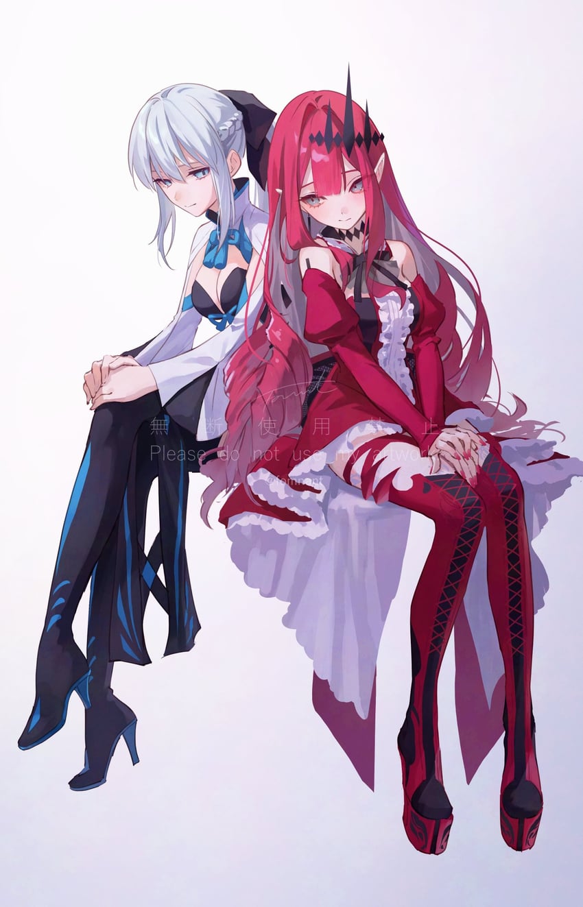 baobhan sith and morgan le fay (fate and 1 more) drawn by fomnant