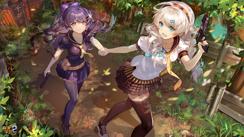 kiana kaslana and raiden mei (honkai and 1 more)