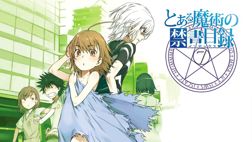 misaka mikoto, kamijou touma, accelerator, last order, and yoshikawa kikyou (toaru majutsu no index and 1 more) drawn by haimura_kiyotaka