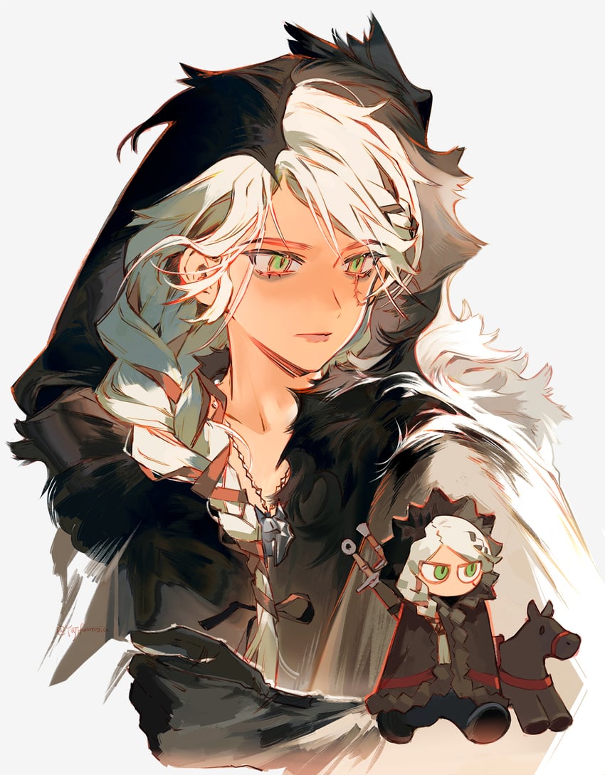 ciri (the witcher and 1 more) drawn by yuji_(fantasia)