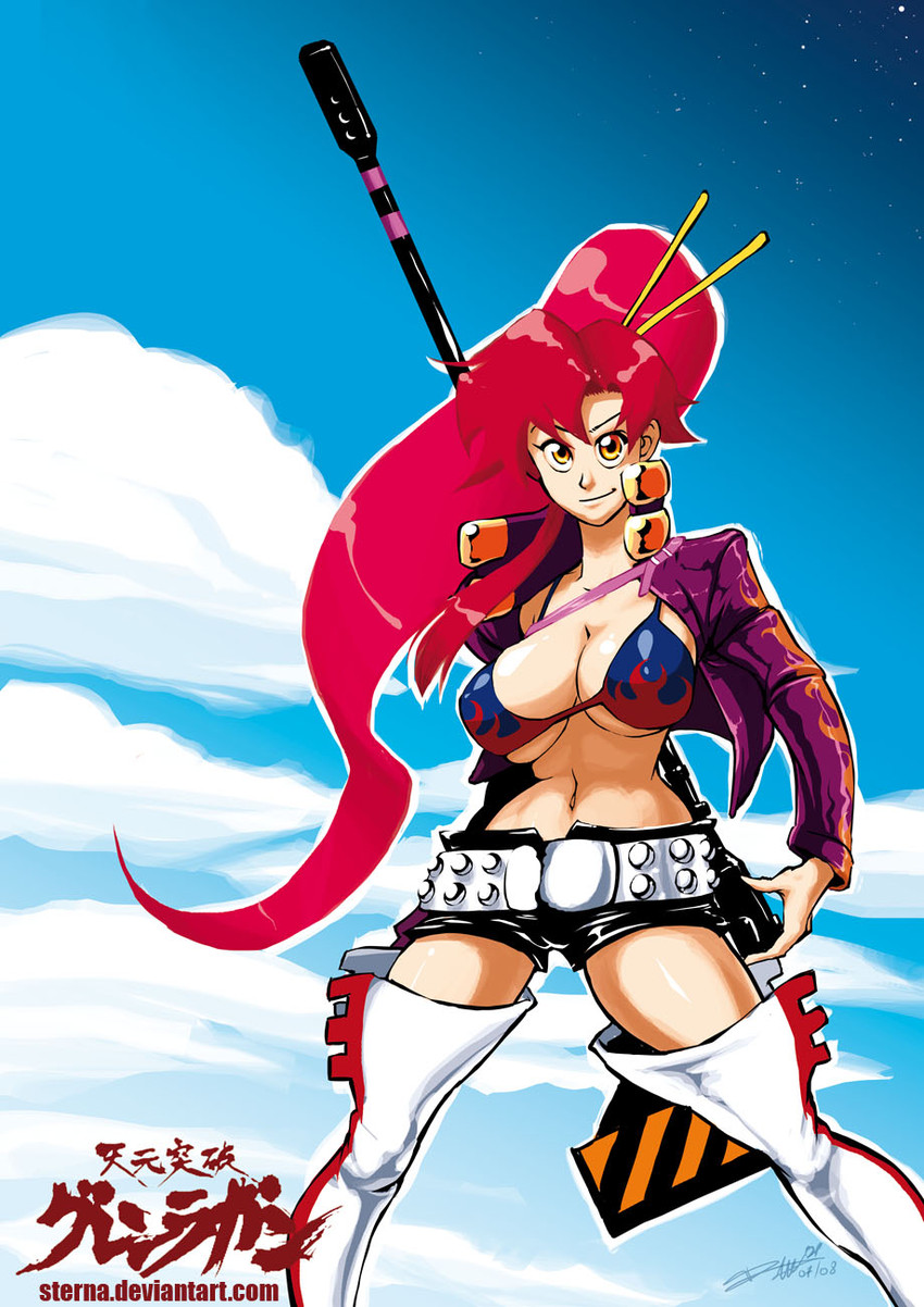yoko littner (tengen toppa gurren lagann) drawn by damien_dozias
