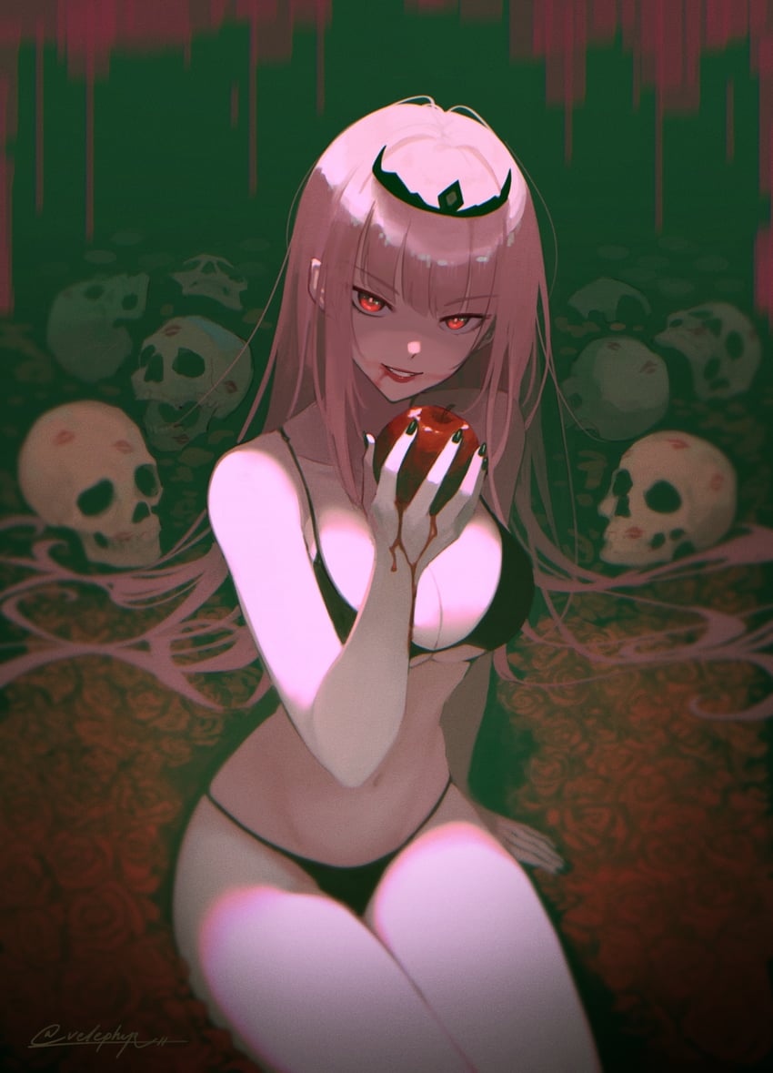 mori calliope (hololive and 1 more) drawn by velephyr