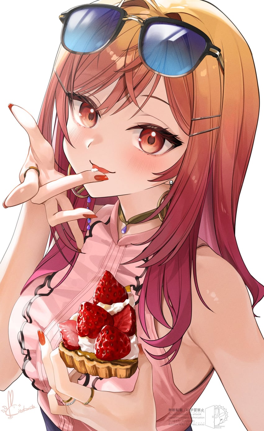 ichijou ririka (hololive and 1 more) drawn by kito_koruta