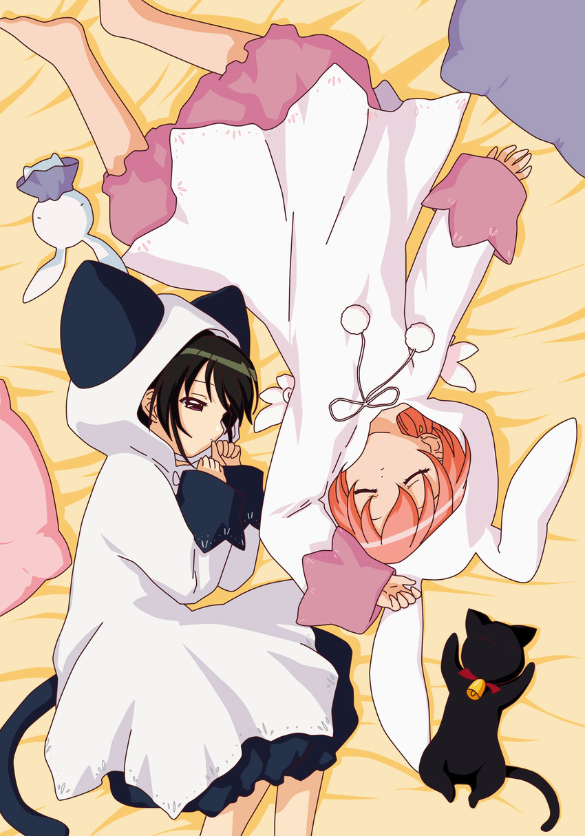 misha, shia, and nyaa-san (pita ten) drawn by sakai_kyuuta