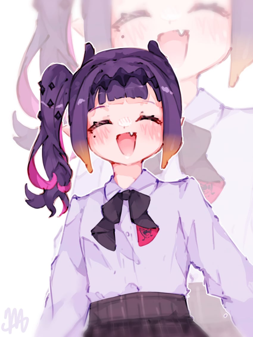 ninomae ina'nis (hololive and 1 more) drawn by ma_draws