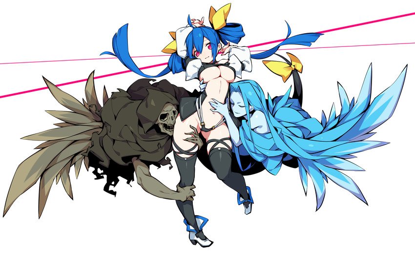 dizzy, necro, and undine (guilty gear and 2 more) drawn by kaki_gohri