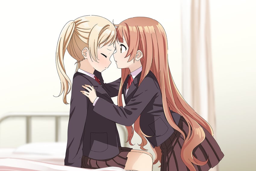 oomuro hanako and takasaki misaki (yuruyuri and 1 more) drawn by abe_kanari