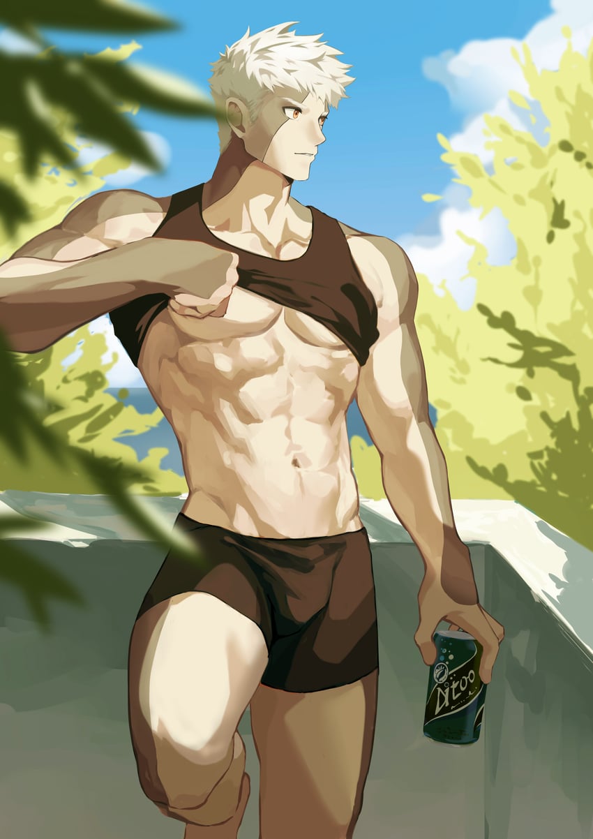 lanz (xenoblade chronicles and 1 more) drawn by daziran_de_duqiyan
