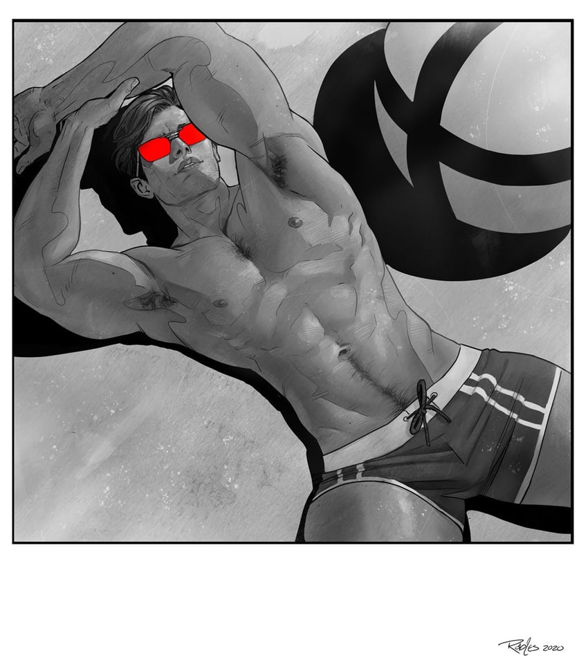 cyclops (marvel and 1 more) drawn by nick_robles