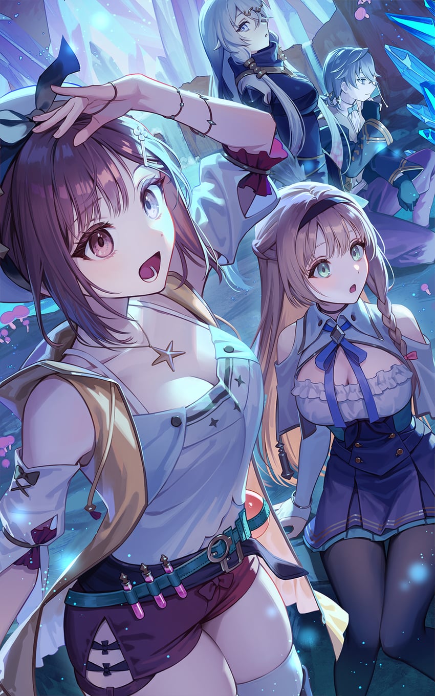reisalin stout, klaudia valentz, lila decyrus, and empel vollmer (atelier and 3 more) drawn by esukee