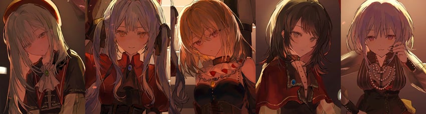 togawa sakiko, wakaba mutsumi, yahata umiri, misumi uika, mortis, and 5 more (bang dream! and 1 more) drawn by yang_jiao_haohaohaohaohaohaohao_weida