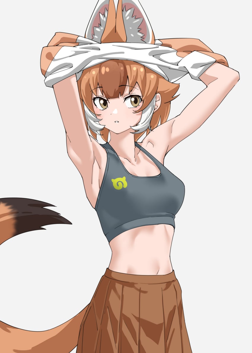 dhole (kemono friends and 1 more) drawn by tanabe_(fueisei)