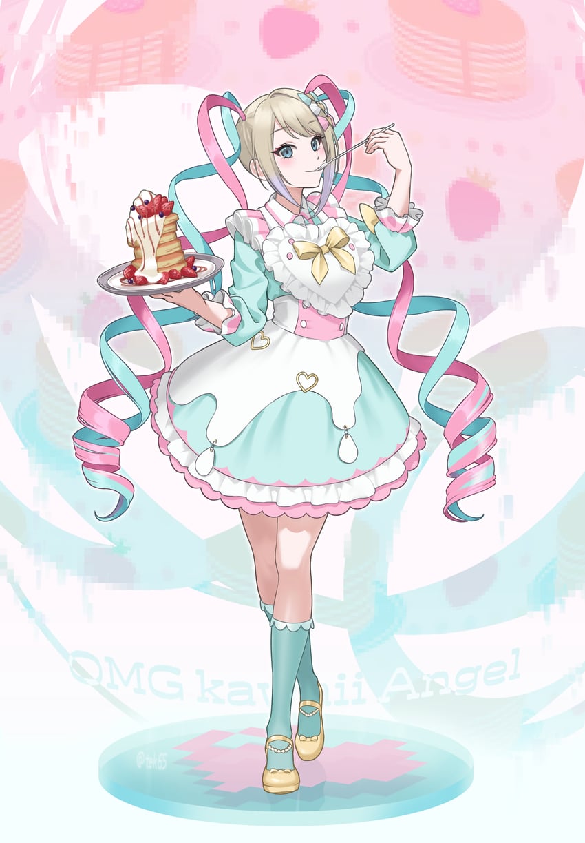 chouzetsusaikawa tenshi-chan (needy girl overdose and 1 more) drawn by girugiru_(tektonics6588)