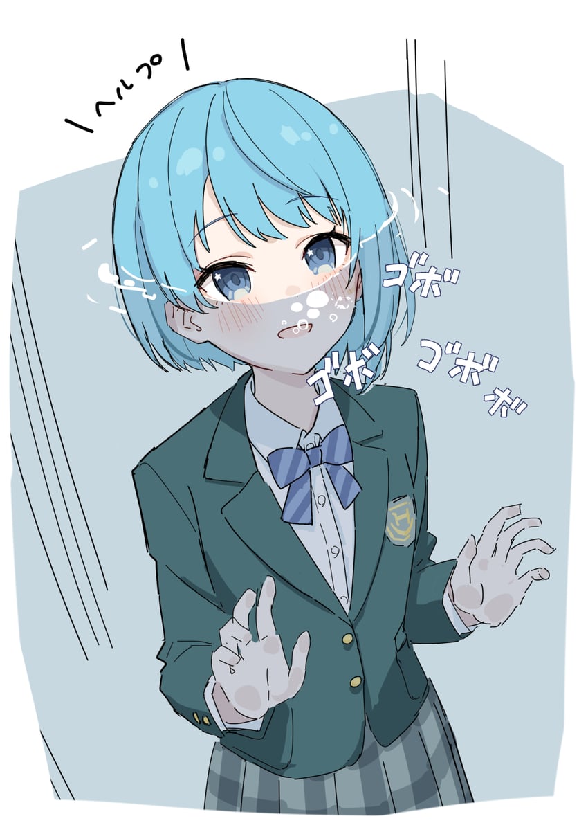 hoshimachi suisei (hololive and 1 more) drawn by brat_(brabrabrat00)