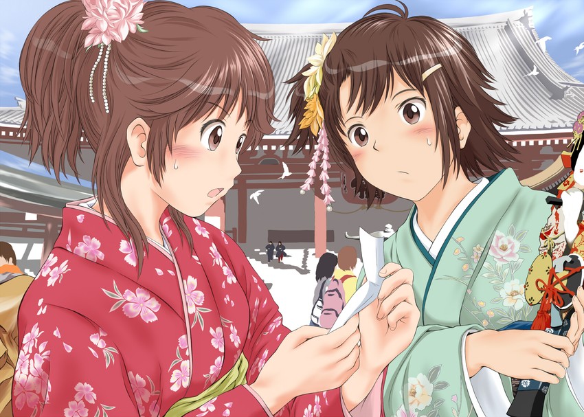 sakurai rihoko and itou kanae (amagami) drawn by keisuke_(0320030103200301)