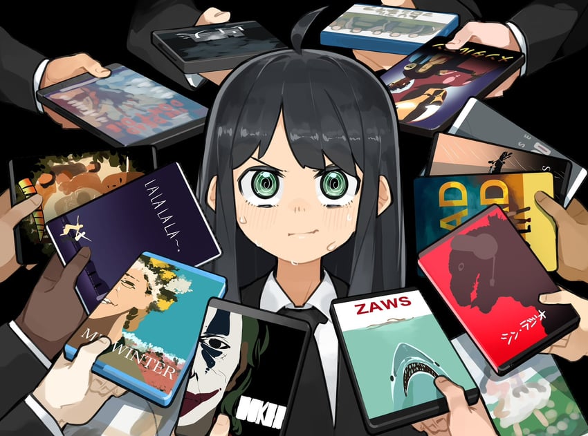 tokoyo moko (indie virtual youtuber and 18 more) drawn by matarou_(matarou1996)