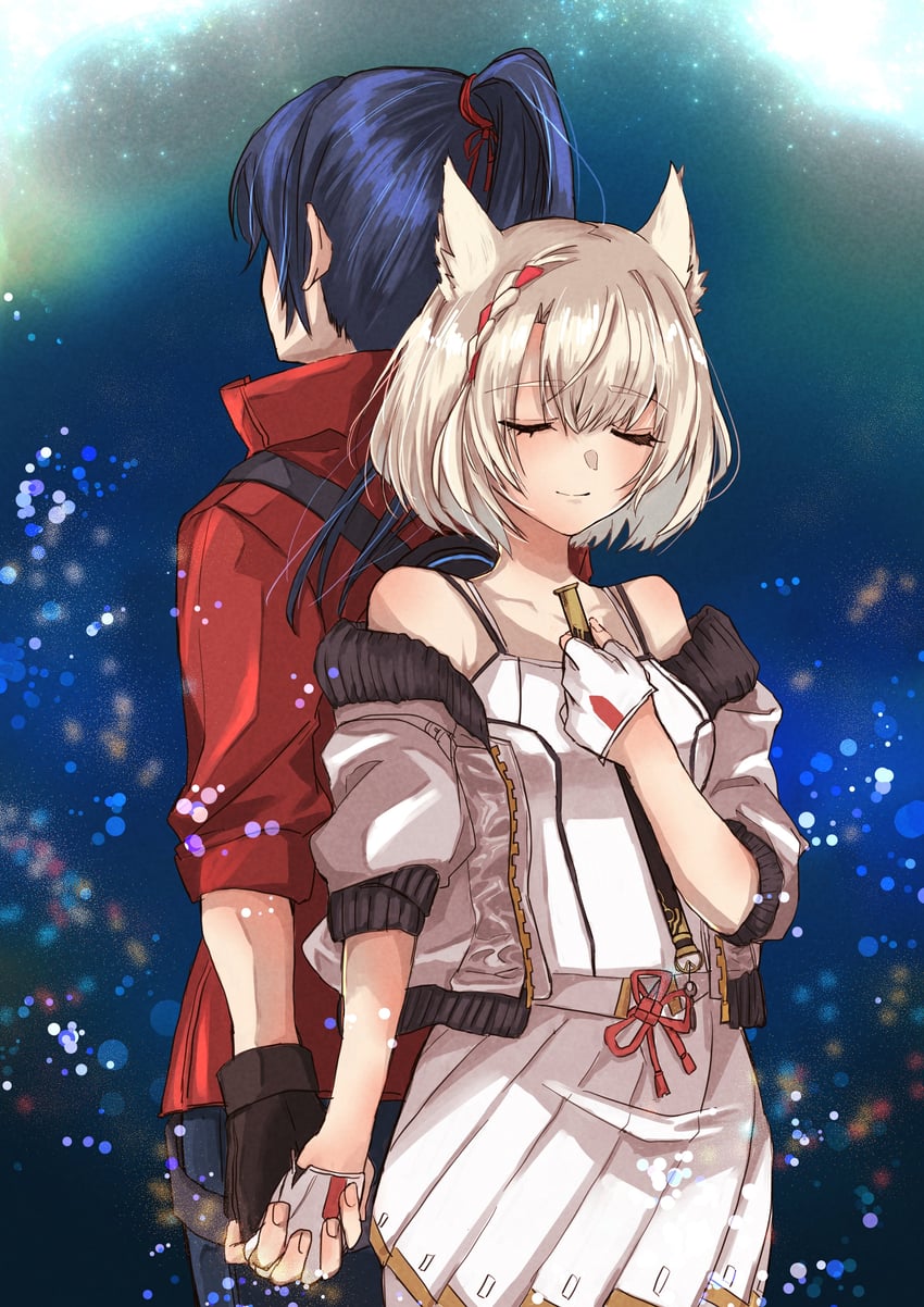 mio and noah (xenoblade chronicles and 1 more) drawn by nanashinonanani