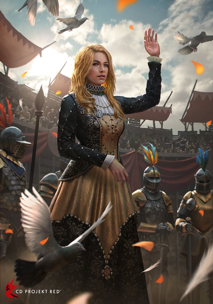 vivienne de tabris (the witcher and 1 more) drawn by bryan_sola