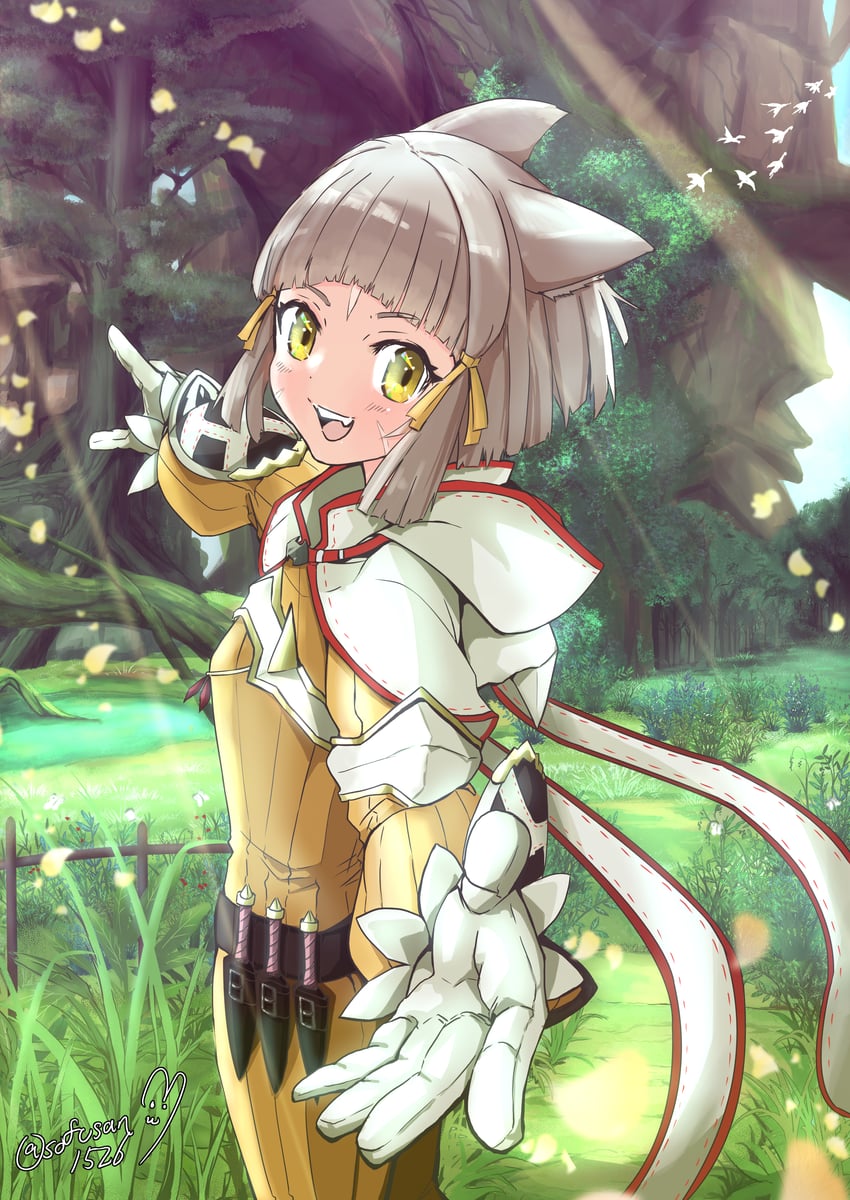 nia (xenoblade chronicles and 1 more) drawn by sofusan1526