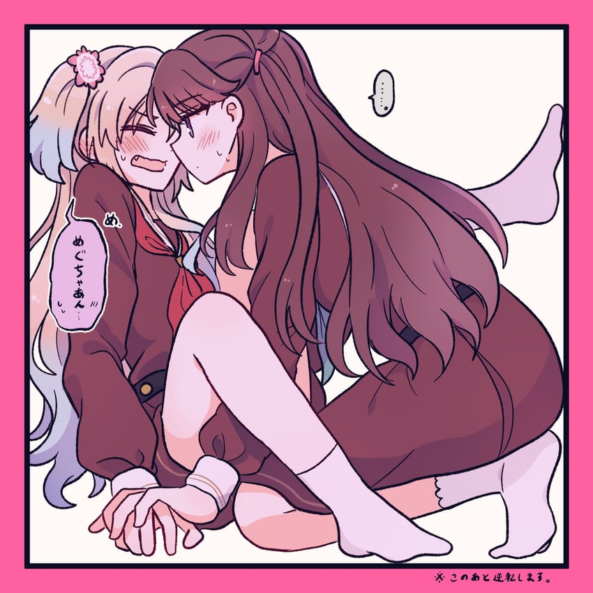 fujishima megumi and osawa rurino (love live! and 1 more) drawn by watage_modoki