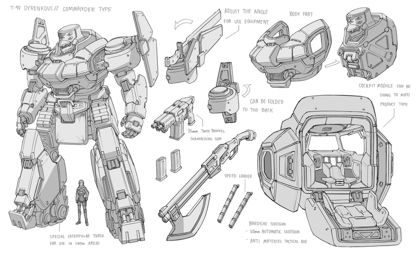 geara doga and marasai (original and 3 more) drawn by zen_(jirakun)