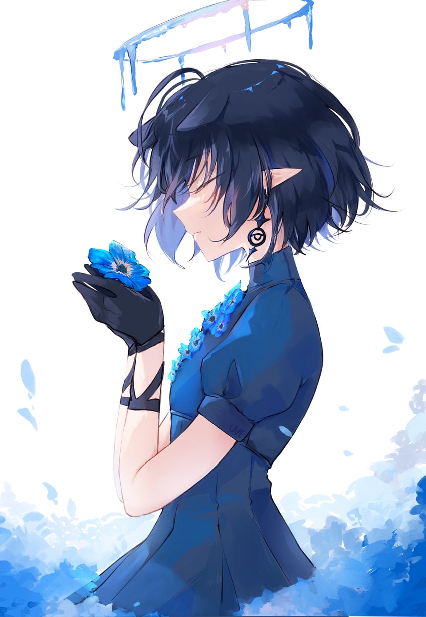 ninomae ina'nis (hololive and 2 more) drawn by uve