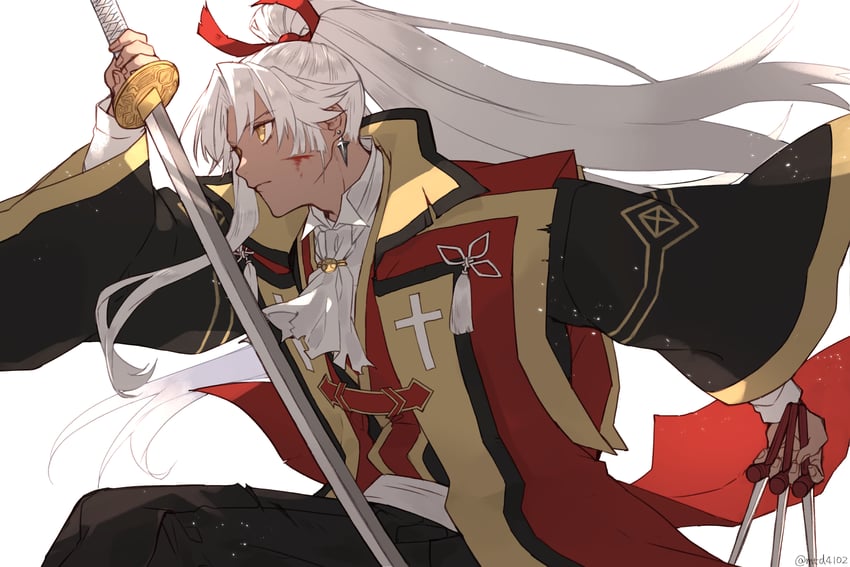 amakusa shirou (fate and 2 more) drawn by tofu_(bean359)