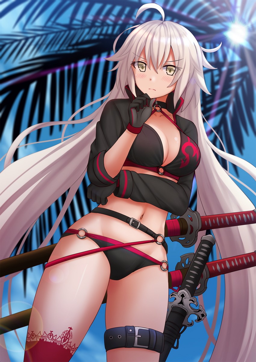 jeanne d'arc alter (fate and 1 more) drawn by kazenokaze