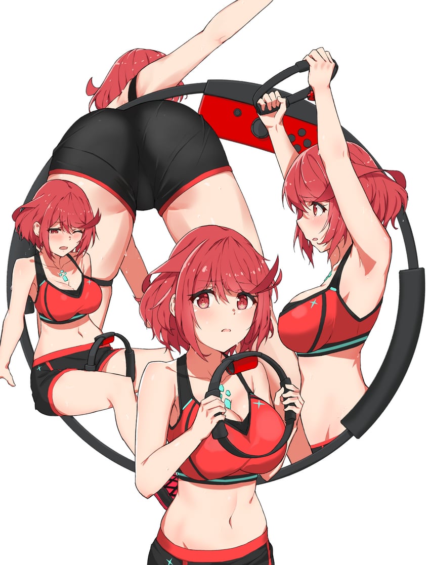 pyra (xenoblade chronicles and 2 more) drawn by shizuki_muika